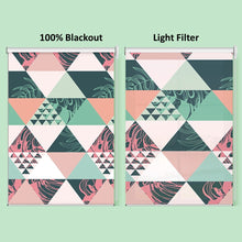 Load image into Gallery viewer, Triangular Geometric Pattern Art Window Roller Shade