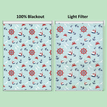 Load image into Gallery viewer, Nursery Kid Baby Room Nautical Ocean Theme Roller Shade