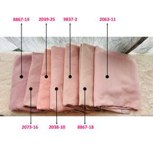 Load image into Gallery viewer, Shade of Pink Palette Linen Bow Valance Window Roman Shade