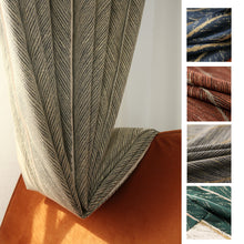 Load image into Gallery viewer, Golden Glamour Herringbone Window Curtains Drapery