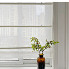 Load image into Gallery viewer, Pure White Linen Window Roman Shade