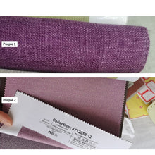 Load image into Gallery viewer, Purple Lavender Violet Palette Linen Window Roman Shade