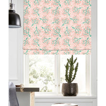 Load image into Gallery viewer, Spring Flora Pink Window Roman Shade