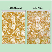 Load image into Gallery viewer, Nursery Room Fox Print Roller Shade