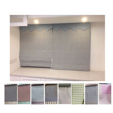 Load image into Gallery viewer, Plaid Classic Gingham Cottage Window Roman Shade