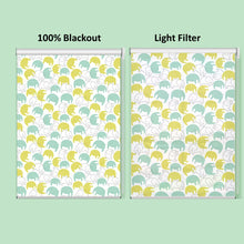 Load image into Gallery viewer, Nursery Kid Baby Room Elephants Window Roller Shade