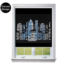 Load image into Gallery viewer, Skyline Blackout Die Cut Cutout Sparkle Window Roller Blinds Shades Curtains