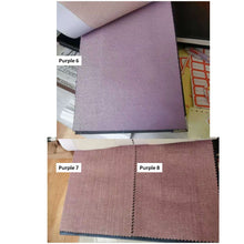 Load image into Gallery viewer, Purple Lavender Violet Palette Linen Window Roman Shade