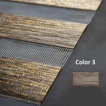 Load image into Gallery viewer, Glitter Neutral Window Blinds Zebra Roller Shade with Valance