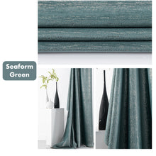 Load image into Gallery viewer, Royal Velvet with Gold Accents Window Curtains Drapery