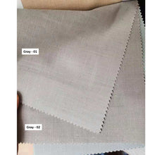 Load image into Gallery viewer, Shade of Gray Linen Window Roman Shade