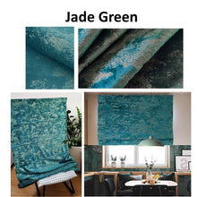 Load image into Gallery viewer, Velvet Linen Shinning Sheen Window Roman Shade