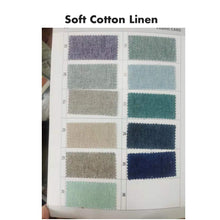 Load image into Gallery viewer, Roman Shade with Decorative Plain Textured Trim