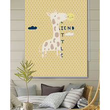 Load image into Gallery viewer, Nursery Kid Baby Little Giraffe Theme Roller Shade