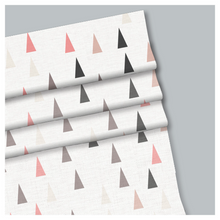 Load image into Gallery viewer, Nordic Triangles Quilt Pattern Window Roman Shade