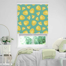 Load image into Gallery viewer, Pastel Lemon Fruit Window Roller Shade
