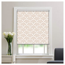 Load image into Gallery viewer, Contemporary Japanese Harisen Hand Fan Print Window Roller Shade
