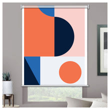 Load image into Gallery viewer, Mid Century Bauhaus Geometry Window Roller Shade