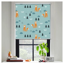 Load image into Gallery viewer, Little Fox Print Nursery Theme Window Roller Shade