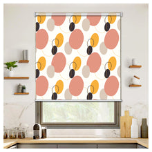 Load image into Gallery viewer, Mid Century Geometry Organic Shape Window Roller Shade