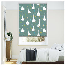 Load image into Gallery viewer, Happy Duck Goose Print Nursery Theme Window Roller Shade