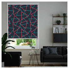Load image into Gallery viewer, Mid Century Triangle Pattern Print Window Roller Shade