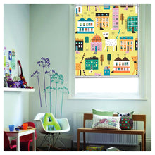 Load image into Gallery viewer, Cat Kitty Castle Nursery Theme Window Roller Shade