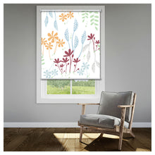 Load image into Gallery viewer, Flora Flower Botanical Plant Print Window Roller Shade