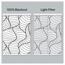 Load image into Gallery viewer, Abstract Contemporary Seamless Line Print Window Roller Shade