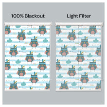 Load image into Gallery viewer, Nursery Kids Baby Room Owls Theme Window Roller Shade