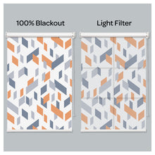 Load image into Gallery viewer, Contemporary Geometric Pattern Print Window Roller Shade