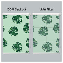 Load image into Gallery viewer, Monstera Borsigiana Aurea Marmorata Print Window Roller Shade