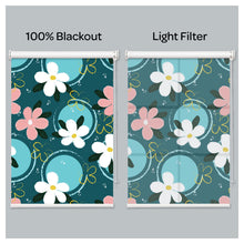 Load image into Gallery viewer, Flora Flower Botanical Plant Print Window Roller Shade
