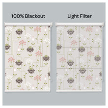 Load image into Gallery viewer, Flora Flower Botanical Plant Print Window Roller Shade
