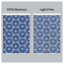 Load image into Gallery viewer, Mid Century Vintage Old School Geometric Print Window Roller Shade