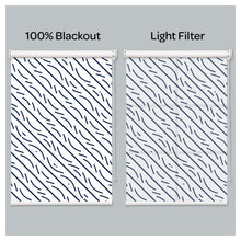 Load image into Gallery viewer, Lines Pattern in White Background Window Roller Shade