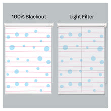 Load image into Gallery viewer, Pastel Bubble Nursery Theme Window Roller Shade
