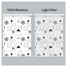 Load image into Gallery viewer, Geometric Minimalist Window Roller Shade