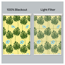 Load image into Gallery viewer, Monstera Borsigiana Aurea Marmorata Print Window Roller Shade