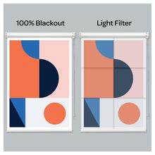 Load image into Gallery viewer, Mid Century Bauhaus Geometry Window Roller Shade