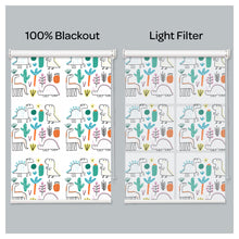Load image into Gallery viewer, Dinosaurs Dino Cactus Nursery Kid Room Window Roller Shade