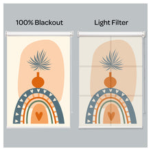 Load image into Gallery viewer, Boho Botanical Foliage Window Roller Shade