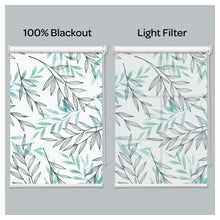 Load image into Gallery viewer, Plant Leaf Botanical Garden Natural Print Window Roller Shade