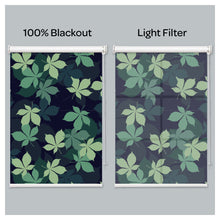 Load image into Gallery viewer, Botanical Leaf Print Window Roller Shade