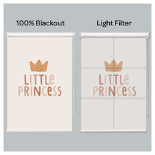 Load image into Gallery viewer, "LITTLE PRINCESS" Boho Vibes Window Roller Shade