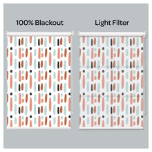 Load image into Gallery viewer, Contemporary Geometries Organic Shapes Window Roller Shade