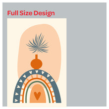 Load image into Gallery viewer, Boho Botanical Foliage Window Roller Shade