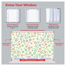 Load image into Gallery viewer, Colored Confetti Window Roller Shade