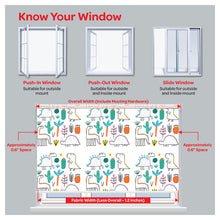 Load image into Gallery viewer, Dinosaurs Dino Cactus Nursery Kid Room Window Roller Shade