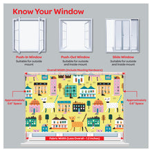 Load image into Gallery viewer, Cat Kitty Castle Nursery Theme Window Roller Shade